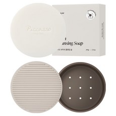 PICCASSO 畢卡索 刷具清潔皂 100g + 皂盒組, 單一顏色(皂), 1套