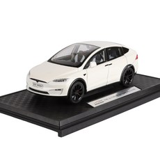BUNNYLAND 車展壓鑄模型 TSLA X型, 白色, 1個