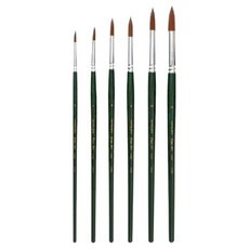 모닝글로리 8000 파인아트 수채화붓 6종 세트, 2호, 4호, 6호, 8호, 10호, 12호, 1세트