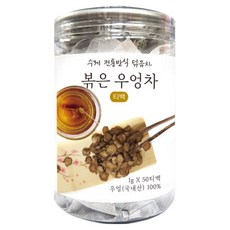 티쿠킹 수제 전통방식 볶은 우엉차 티백, 1g, 1개, 50개입