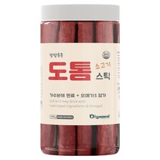 올가밀 강아지 말랑촉촉 도톰스틱, 400g, 1개, 소고기