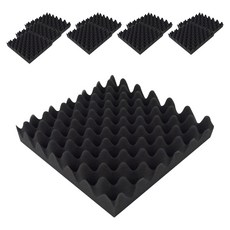 아느로 계란판 방음 흡음재 30 x 30 x 5 cm, 블랙, 10개