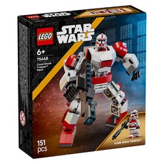 LEGO 星際大戰系列 複製人衝擊兵機甲 Clone Shock Trooper Mech 75448, 混和顏色, 1套