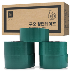 구오 국산 청테이프 녹색 48mm x 25m, 5개
