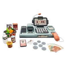 OhBabyLaugh 玩具收銀機, 墨綠灰, 1套