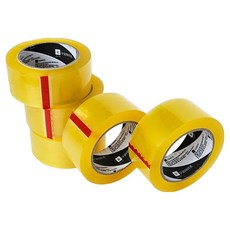 구오 박스테이프 투명 80m x 48mm, 5개