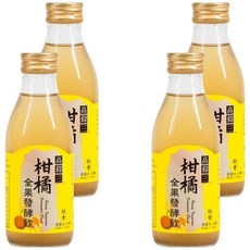 高仰三 柑橘全果發酵飲 180ml, 天然紅冰糖發酵, 純素, 4瓶