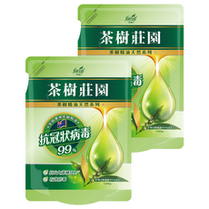 farcent 花仙子 茶樹莊園 天然抗菌超濃縮洗衣精補充包, 1.5kg, 2包