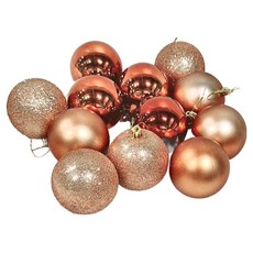 8cm 亮霧粉球 Set (12入), 淺咖色, 1組