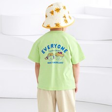 마리앤모리 아동용 통기성 알콩 썸머 티셔츠