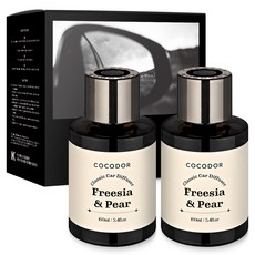코코도르 클래식 컵홀더형 차량용 디퓨저 160ml 2개입, 프리지아앤페어, 1세트
