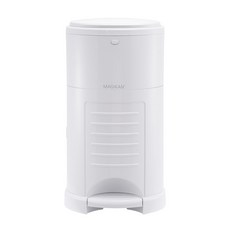 매직캔 옵셋 기저귀 휴지통, 화이트, 25L