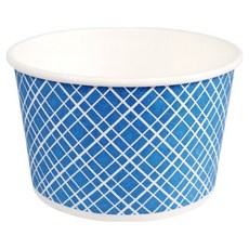 Iroul Saenghwal 圓形印花紙碗 藍色 750ml, 1入, 100個