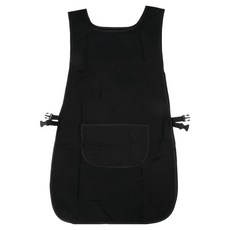 모노드 방수조끼형 주방 카페 작업용 앞치마, 블랙, 1개