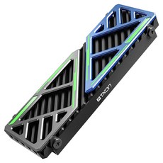 TXON M.2 SSD 散熱片 + 導熱墊套組, 1套, 黑色, XM2CL-K