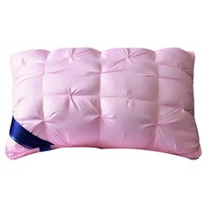 Smile Ggaebi 輕盈柔軟一體成型枕芯 400g, 粉紅色單人低款1, 1個