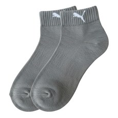 PUMA NOS 素色跳豹竹炭短襪 BB128502, 灰色, 1套