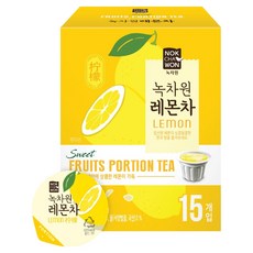 녹차원 레몬차 포션, 1개, 30g, 15개입