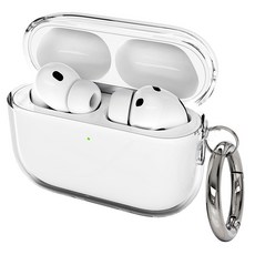 아이엠듀 TPU 에어팟 프로 3세대 케이스, 투명, 1개