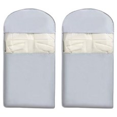 Habibi 節省空間型壓縮衣架衣物防塵套 中型款 淺灰色, 1個, 1入