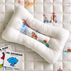 모던하우스 스웰 팡파레애니멀 통째로 빨아쓰는 경추베개, 아이보리, 1개