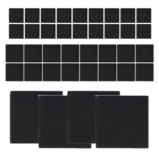 Gajugashop 防滑緩衝墊 方形組1, 黑色, 1套