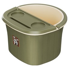 코다치프 가정용 원통 족욕기 36 x 28 x 23.5 cm, 8707 업그레이드 녹색, 1개