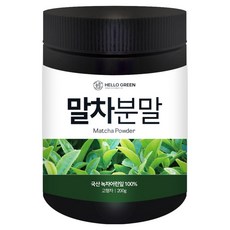 헬로우그린 국내산 말차 분말, 1개, 1개입, 200g