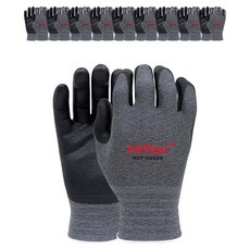 NiTex 碳纖維軟觸感塗層手套 NCT-SG500 S, 灰色, 10個