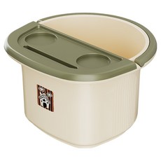 Kodachief 家用圓筒足浴桶 36 x 28 x 23.5 cm, 8706 奶油黃, 1個