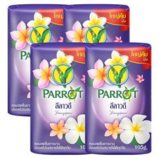 PARROT 보타니칼스 비누 프랜지패니, 4개입, 105g