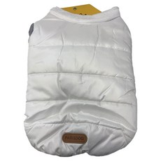 ParisDog 寵物Ultra Basic鋪棉外套, 1個, 白色