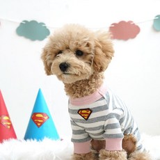 ParisDog 寵物Chibi連身衣, 粉紅色, 1個