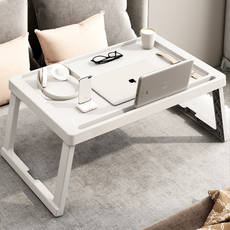 씨엠원 견고한 다기능 접이식 거실 침실 테이블, 화이트