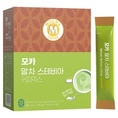 MochaC&T Coffee KK 抹茶甜菊糖即溶咖啡, 13g, 1個, 20入