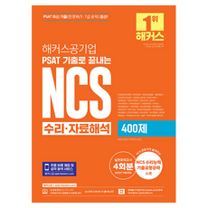해커스공기업 PSAT 기출로 끝내는 NCS 수리·자료해석 400제, 해커스잡
