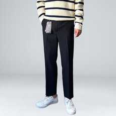 EV CLOSET 男士防皺後鬆緊帶西裝褲