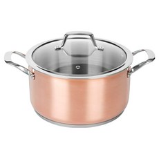 BRK Germany Modern Chef 全包覆三層銅鍋 湯鍋, 單一顏色, 1個, 24cm