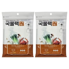 집사람 국산 일회용 대용량 국물팩, 2개, 15개입, 소(S)