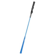 크레스트골프 듀얼 그립 스윙 스틱 초보 연습기 LXACC017, 블루, 1개