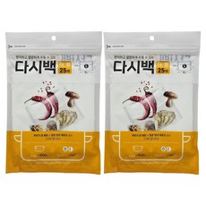 집사람 국산 일회용 다시백, 2개, 25개입, 대(L)
