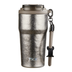 TKK 洛奇保溫咖啡杯 純鈦, 鈦金屬, 1個, 630ml