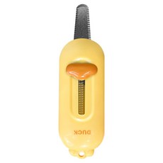 월드크린 자석 오토락 오리 택배칼 옐로우, 1개