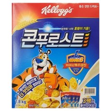 Kellogg's 家樂氏 FROSTIES 東尼玉米片 3入, 1.8kg, 1個