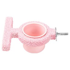 Lunabel 鳥用糖果盒 磨爪器 餵食器 棲木, 粉彩粉紅色, 1個