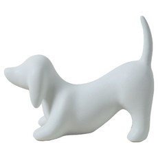 Souplace 現代小狗裝飾品 S261-0008WM, 白色
