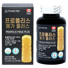 Friends Hub 蜂膠 Mega Plus 144g, 1個, 180錠
