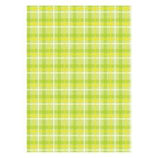 Iciel design 6孔補充內頁 Newtro格紋 萊姆, 32張, 4套