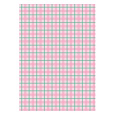 Iciel design 6孔補充內頁 Newtro格紋 薄荷粉 32p 組, 4套