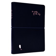 아이씨엘디자인 of the day 플래너 무지 노트 M, 블랙, 1개